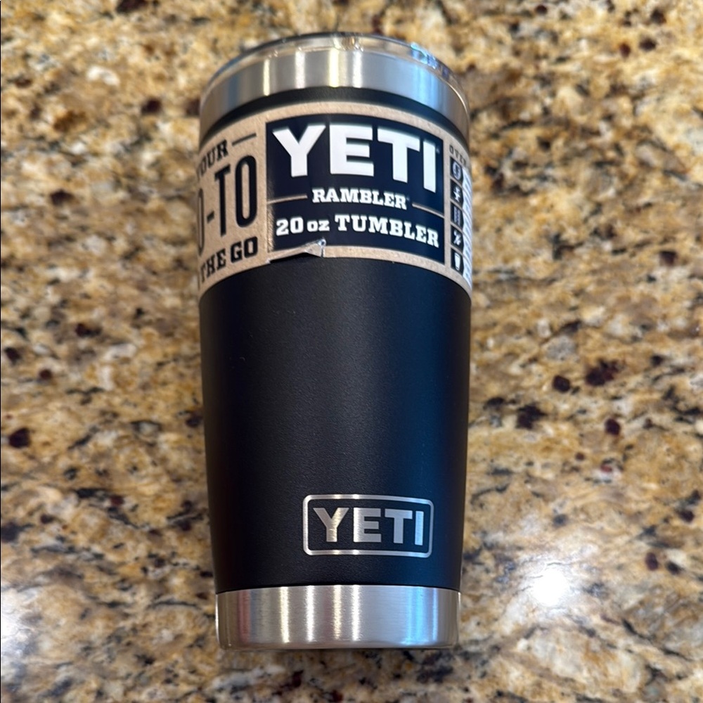 Yeti 20oz tumbler black